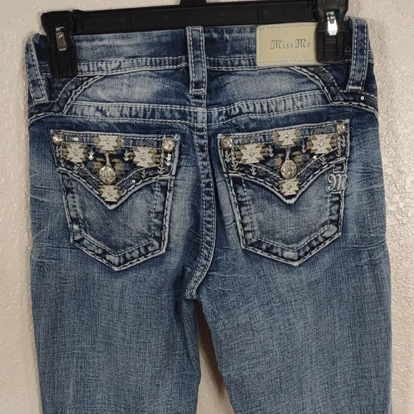 Miss Me , Size 25 ,Stylish Blue Women's Jeans - Picture 3 of 17